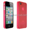 Hot Pink Ultra Thin Crystal Cover Case for the iPhone 4