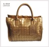 JL-5018 Golden 2012-latest fashion handbags leather bags