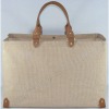 Jute Leather Bag