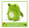 KBP009 newest cute frog shaped unique kids backpack