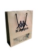 Kraft Paper Bag with PP handles, promotional bag