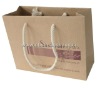 Kraft Paper Bag with cotton handles, promotional bag