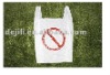 LDPE clear T-shirt shopping bag without printed