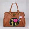 Ladies genuine leather shopping bag