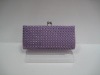 Ladies' metal evening clutch bag