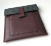 Leather and Felt mobile pouch, Leather and Felt iphone pouch