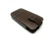 Leather and Felt mobile pouch, Leather and Felt phone pouch