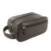 Leather toiletry bag