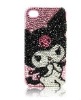 Lovely Bling Bling Rhinestone Case for iPhone 4 With Kawai Doll Design