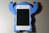 Lowest Price 3D Stitch Movable Ear Flip Beat Cartoon Case for iPhone 4G 4S