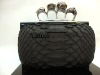 Luxury genuine python skin clutch bag,leather evening  bag