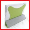 Magnetic Smart Leather Cover with Hard Case Back Cover for iPad 2 NEW Green