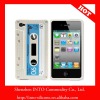 Magnetic tape silicone case for iphone 4