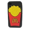 Mcdonald Rubber Silicon Soft Back Case Cover Skin for Apple iPhone 4 4G