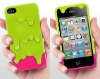 Melt ice cream shape design case for iphone 4 4G 4S 4GS,for iphone 4 4S hard case