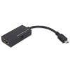 MicroUSB to HDMI MHL Adapter for Samsung i9100 i997 Black