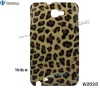 Mix Colors, Snap on Back Cover for GT-N7000, Plastic Leopard Case for Samsung Galaxy Note