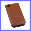 Mobile Holster Pouch PU Material Flap Pouch Case for iphone 4