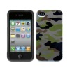 Multi-color camo printed silicon mobile case for iphone4