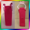 Neoprene collapsible wine tote, Single wine tote, Wine bottle cooler, Champagne bottle holder