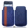 New Arrival Leather Skin Pouch Case for iPhone 4/ 3G/ 3GS