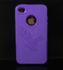 New Design eagle TPU case for iphone 4g 4s Purple