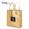 New Golden Non-woven Metallic tote bags