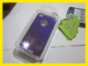 New Shine Degine case  cover for iPhone 4 New Design Laser Purple