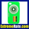 New Stylish Camera Design Silicone Case for iphone 4 Cover 4S 22 Optional Colors