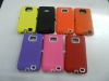 New arrival Luxury PC+Sillicone back cover case For Samsungi9100 case