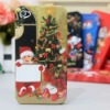 New arrival for iPhone 4 Christmas Case TPU Gel with Kid and Christmas Tree Design