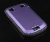 New design !Purple Two Layer and Tpu frame Hard Case For Blackberry 9900/9930