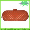 New design amazing silicone glass wallet with circle dot