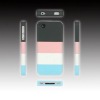 New style detachable rainbow case for iphone 4