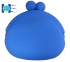 Newest Light Blue Silicone Coin Purse for Promotion