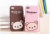 Newset soft silicon rilakkuma case for iphone 4g/4gs