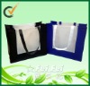 Non woven tote bags promotion with different color handles