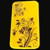 Peony style pc case for iphone 4s