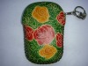 Personalized rose leather coin purse MC25