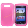 Pink Detachable Plain Silicone Cover Case For Blackberry Torch 9800