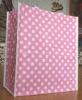 Pink spot shopping bag