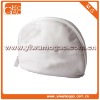 Plain ziplock white small clutch PU cosmetic bag