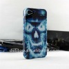 Plastic Hard Case with Skull Design for iPhone 4 4G