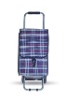 Polyester duffel bag with trolley