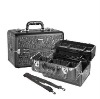 Professional black train makeup case