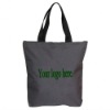 Promotional shopping bag with zipper