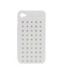 Protective PVC Case Cover with jewel for Iphone4