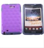 Purple Dotted TPU case for Samsung i9220 Galaxy Note