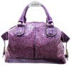 Purple leather NOBOUK TOUCH ladies handbag our own style