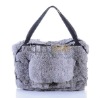 QD5812 Rabbit Fur Handbag